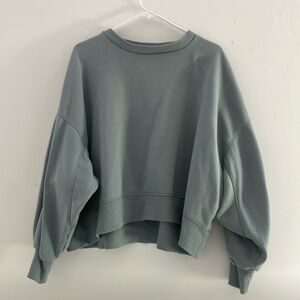 Zenana Bubble Sleeve Crew